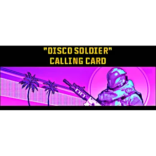 Call of Duty: Black Ops 7 - "Disco Soldier" Calling Card DLC - Official Website Key