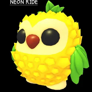Neon Ride Pineapple Owl