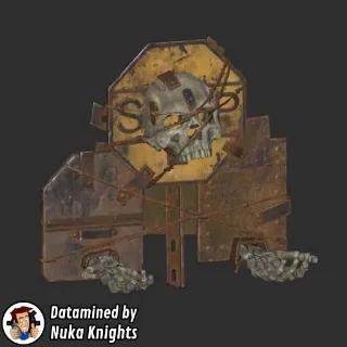 Skeleton Weapon Rack