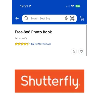 Shutterfly - Free 8x8 Photo Book