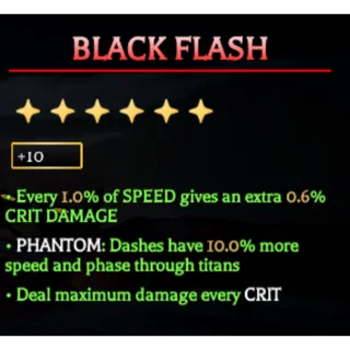 BLACK FLASH +10 - AOTR