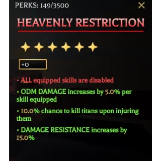 Heavenly Restriction - AOTR