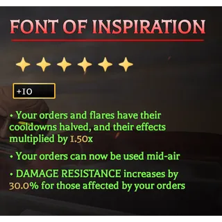 FONT OF INSPINRATION +10 - AOTR