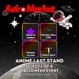 Select 1 of 4 | HALLOWEEN EVENT EVO ITEM [ANIME LAST STAND]