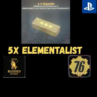 🌟🌟 5x Elementalist