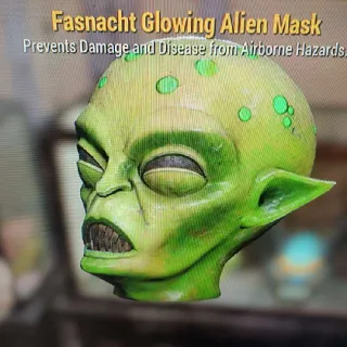 Glowing Alien Mask