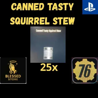 25x Canned Tasty Squirrel