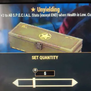 🌟5x Unyielding Mod Box