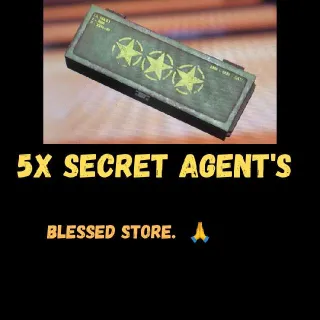 🌟🌟🌟5x Secret Agent's