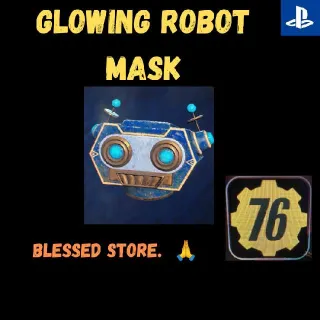 Glowing Robot Mask