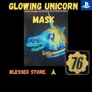 Glowing Unicorn Mask