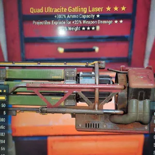 Qe90 Ultra. GatlingLaser