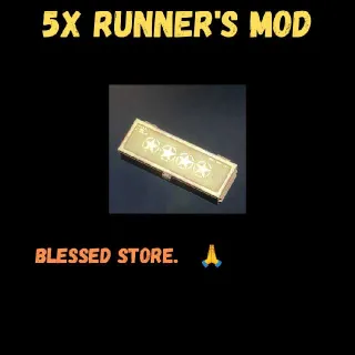 🌟🌟🌟🌟5x Runner's Mod