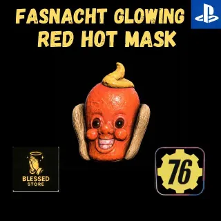 New Glowing Red Hot Mask