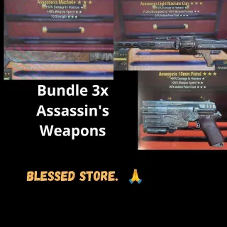 3x Assassin's Weapons