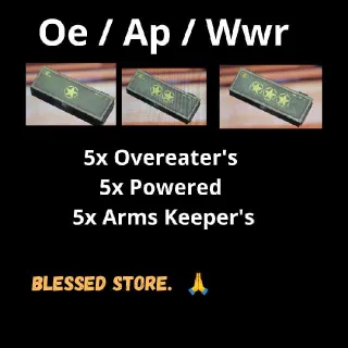 5x Oe 5x AP 5x WWR