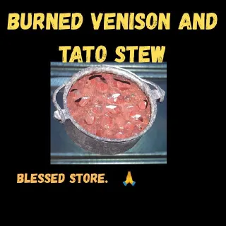 Burned Venison/Tato Stew