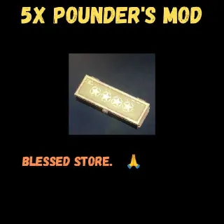 🌟🌟🌟🌟5x Pounder's Mod