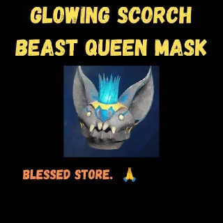Glowing Scorchbeast Queen Mask