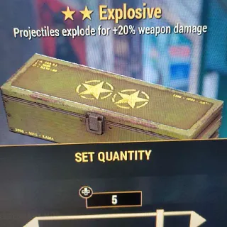 🌟🌟5x Explosive Mod