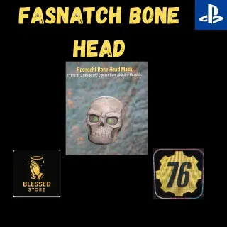 Fasnacht Bone Head Mask