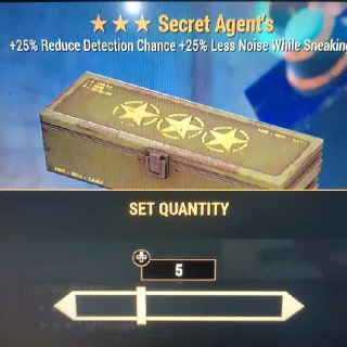 🌟🌟🌟5x Secret Agent's