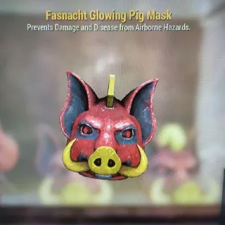 Glowing Pig Mask