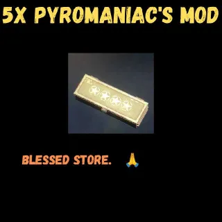 🌟🌟🌟🌟5x Pyromaniac's