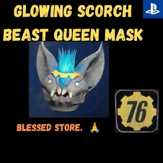 Glowing Scorchbeast Queen Mask