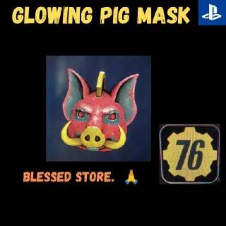 Glowing Pig Mask