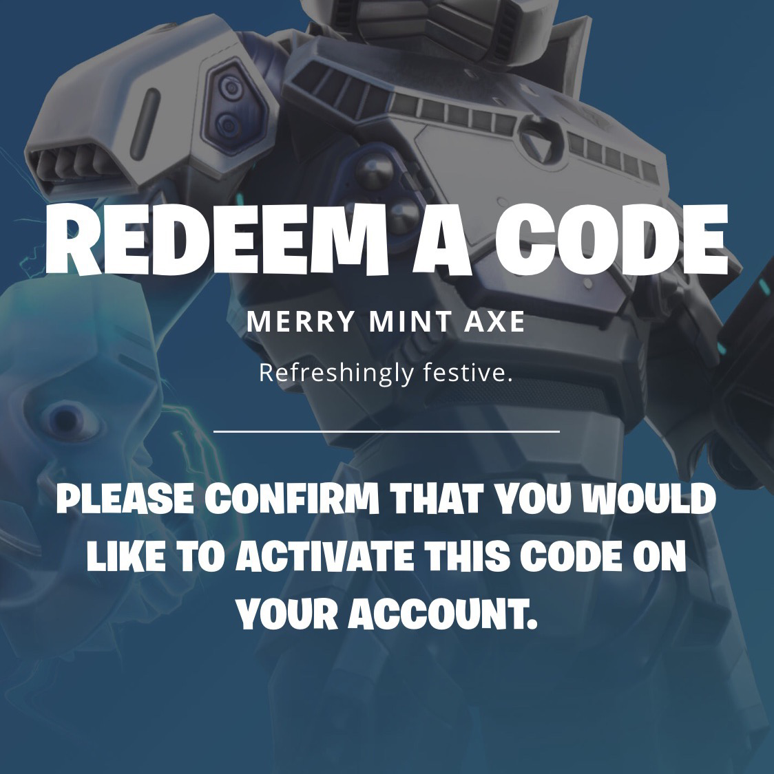 Code Minty Axe Merry Mint Axe In Game Items Gameflip