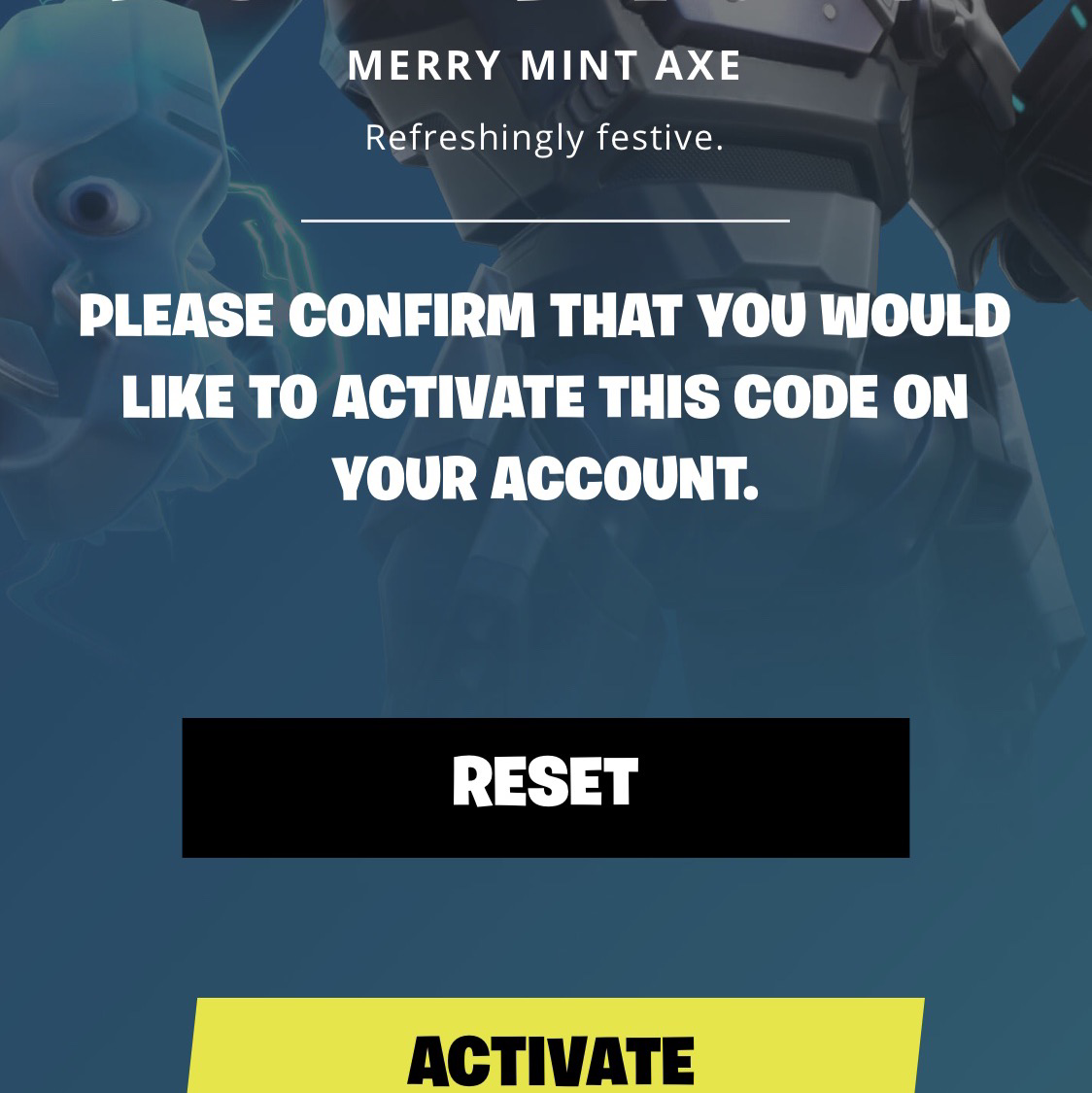 Code Minty Axe Merry Mint Axe In Game Items Gameflip