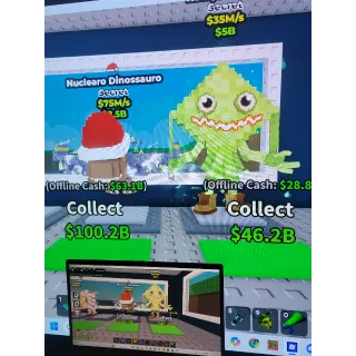 Ketupat kept and nuclearo dinosauro