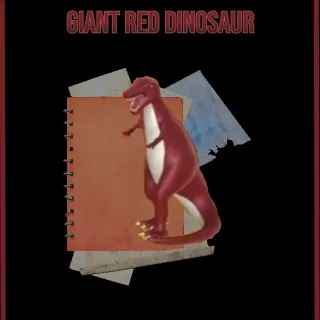 Giant Red Dinosar Plan