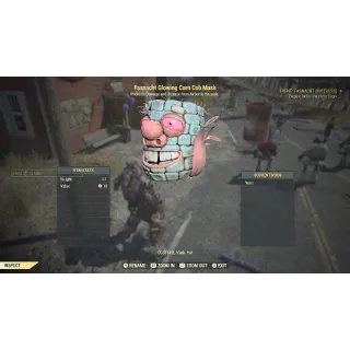 Fasnacht Glowing Corn Cob mask