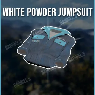 White powder jumpsuit