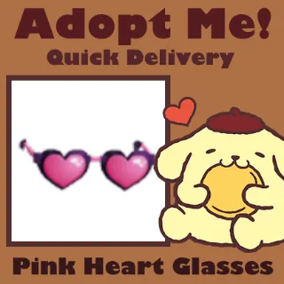 Pink Heart Glasses