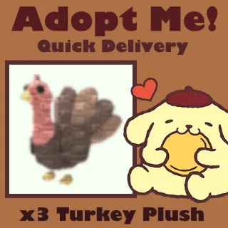 x3 Turkey Plush