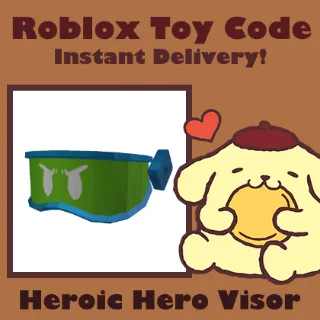 Roblox Toy Code: Heroic Hero Visor | INSTANT DELIVERY 🔥