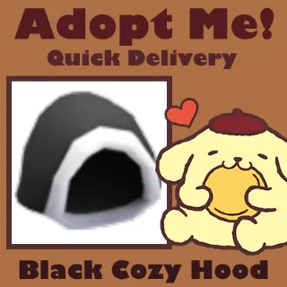 Black Cozy Hood