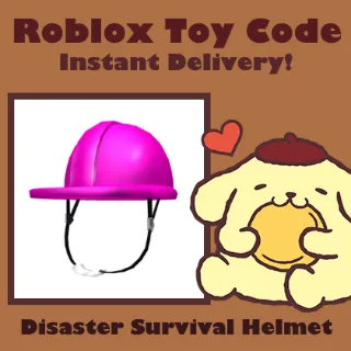 Roblox Toy Code: Disaster Survival Helmet | INSTANT DELIVERY 🔥