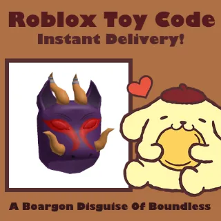Roblox Toy Code: A Boargon Disguise Of Boundless | INSTANT DELIVERY🔥