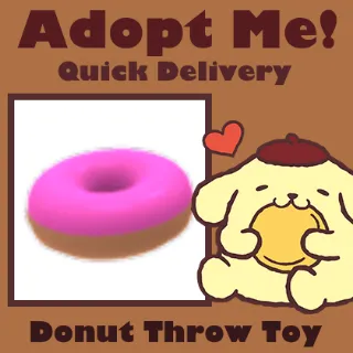 Donut Throw Toy