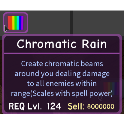 Gear Chromatic Rain Dq In Game Items Gameflip
