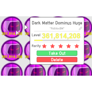 Other 3x Dm Dominus Huge 361m In Game Items Gameflip - roblox pink dominus