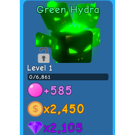 Pet 1x Green Hydra Bgs In Game Items Gameflip - roblox pet simulator hydra