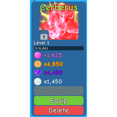 Pet 1x Cerberus Bgs In Game Items Gameflip - 