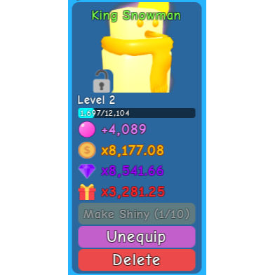 Pet King Snowman Bgs In Game Items Gameflip - pet king snowman bgs in game 12 snowman simulator roblox roblox snowman Pet King Snowman Bgs In Game Items Gameflip - 12 snowman simulator roblox roblox snowman
