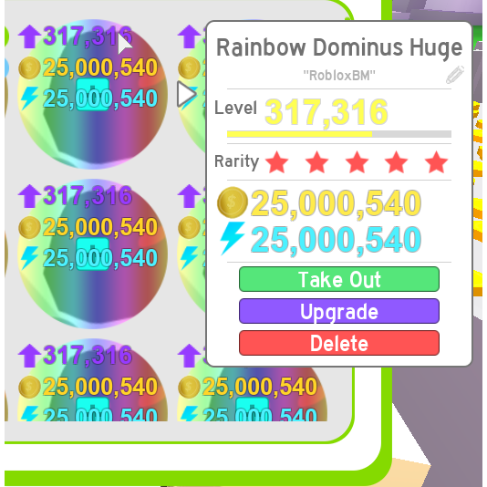 Other Rainbow Dominus Huge 1x In Game Items Gameflip - roblox dominus id