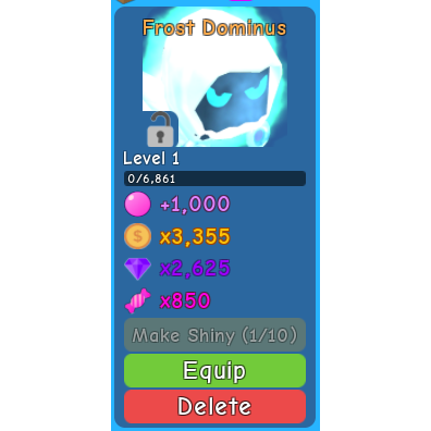 Other 1x Frost Dominus Bgs In Game Items Gameflip - roblox dominus id for real dominus in game